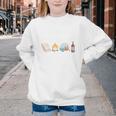 The Perfect Weekend Camping Essentials Wine Books Campfire Youth Crewneck Sweatshirt