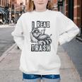 Racoon Reading Spicy Smutty Book Booktok I Read Trashy Books Youth Crewneck Sweatshirt Racoon Reading Spicy Smutty Book Booktok I Read Trashy Books Youth Crewneck Sweatshirt