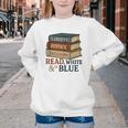 Read Blue Liberty Books July 4th Independence Youth Crewneck Sweatshirt