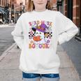 Read More Books Ghost Reading Book Teacher Halloween Youth Crewneck Sweatshirt