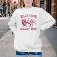 Read Your Heart Out Teacher Valentine Book Youth Crewneck Sweatshirt Read Your Heart Out Teacher Valentine Book Youth Crewneck Sweatshirt