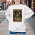 The Reader Tarot Card Book Lover Skeleton Art Goth Style Youth Crewneck Sweatshirt The Reader Tarot Card Book Lover Skeleton Art Goth Style Youth Crewneck Sweatshirt