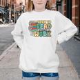 Reading Born To Read Forced To Work Bookish Book Lover Youth Crewneck Sweatshirt Reading Born To Read Forced To Work Bookish Book Lover Youth Crewneck Sweatshirt