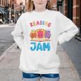 Reading Is My Jam I Love To Read Books Boy Girl Youth Crewneck Sweatshirt