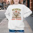 Reading Squad Book Lover Bookish Floral Readers Make Leaders Youth Crewneck Sweatshirt Reading Squad Book Lover Bookish Floral Readers Make Leaders Youth Crewneck Sweatshirt