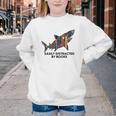 Shark Costume Teens Books Nerds Shark Stuffed Animal Sharks Youth Crewneck Sweatshirt
