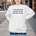 Sit The Fuck Down And Read Good Girl Spicy Books Smut Reader Youth Crewneck Sweatshirt
