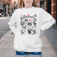 Skelanimals I Bite Vintage Retro Dead Pet Textbook Collage Youth Crewneck Sweatshirt Skelanimals I Bite Vintage Retro Dead Pet Textbook Collage Youth Crewneck Sweatshirt