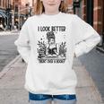 Smutty Spicy Book Smut Reader I Look Better Bent Over A Book Youth Crewneck Sweatshirt