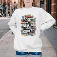 Sorry My Weekend Is Fully Booked Book Lovers Present Youth Crewneck Sweatshirt