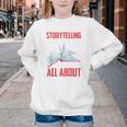 Storytelling Is What Life Is All About Book Youth Crewneck Sweatshirt
