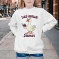 Teacher Silly Goose Reading Book Teaching Tiny Human Tamer Youth Crewneck Sweatshirt Teacher Silly Goose Reading Book Teaching Tiny Human Tamer Youth Crewneck Sweatshirt