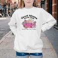 Tired Moms Book Club Running On Coffee Chaos And Chapter Cat Youth Crewneck Sweatshirt