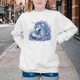 Unicorn Reading For Book Lovers Readers Youth Crewneck Sweatshirt