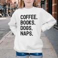 Vintage Coffee Books Dogs Naps Retro Youth Crewneck Sweatshirt Vintage Coffee Books Dogs Naps Retro Youth Crewneck Sweatshirt