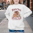 Vintage Retro North Pole Book Club Hot Cocoa Youth Crewneck Sweatshirt