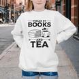 Women's Fueled By Books And Tea Book Lover Bookworm Reading Books Youth Crewneck Sweatshirt Women's Fueled By Books And Tea Book Lover Bookworm Reading Books Youth Crewneck Sweatshirt