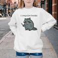 Women's i Require Books Raccoon Youth Crewneck Sweatshirt Women's i Require Books Raccoon Youth Crewneck Sweatshirt