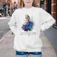 Women's Vintage Book Quote It’s No Use Going Back To Yesterday Youth Crewneck Sweatshirt Women's Vintage Book Quote It’s No Use Going Back To Yesterday Youth Crewneck Sweatshirt