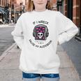 If I Wreck Pause My Audiobook Lover Reader Book-Club Women Youth Crewneck Sweatshirt