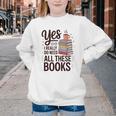 Yes I Really Do Need All These Books Coffee Youth Crewneck Sweatshirt