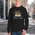 1955 Chapter Seventy 70th Birthday Wildflower Book 70 Yr Old Youth Crewneck Sweatshirt 1955 Chapter Seventy 70th Birthday Wildflower Book 70 Yr Old Youth Crewneck Sweatshirt