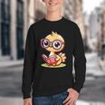 Adorable Book Lover Ostrich With Reading Glasses Cute Youth Crewneck Sweatshirt Adorable Book Lover Ostrich With Reading Glasses Cute Youth Crewneck Sweatshirt
