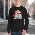 Adorable Book Lover Parrot With Reading Glasses Cute Youth Crewneck Sweatshirt