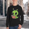 Alien Reading Book Believe In Yourself Kids Women Men Youth Crewneck Sweatshirt