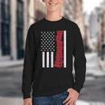 America Flag Read Book Reading Librarian Men Women Kids Youth Crewneck Sweatshirt