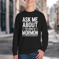 Ask Me About The Book Of Mormon Youth Crewneck Sweatshirt