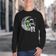 Astronaut Reading Book To Alien Moon Space Women Kids Men Youth Crewneck Sweatshirt Astronaut Reading Book To Alien Moon Space Women Kids Men Youth Crewneck Sweatshirt