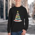 Book Christmas Tree Xmas Lights Book Lover Teacher Librarian Youth Crewneck Sweatshirt Book Christmas Tree Xmas Lights Book Lover Teacher Librarian Youth Crewneck Sweatshirt