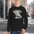 Book Dinosaur Bookworm T-Rex Dino Reading Books Book Youth Crewneck Sweatshirt
