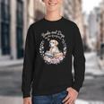 Book And Dog Lover Reading Humor Librarian Youth Crewneck Sweatshirt
