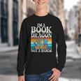 Im a Book Dragon Not a Worm Dragon Youth Crewneck Sweatshirt