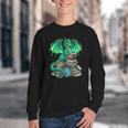 Book Dragon Reading Fantasy Youth Crewneck Sweatshirt