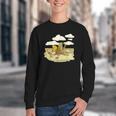 Book Frog Toad Vintage Book Frog Book Frog Reading Book Youth Crewneck Sweatshirt
