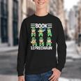 Book Leprechaun St Patrick's Day Library Librarian Reading Youth Crewneck Sweatshirt Book Leprechaun St Patrick's Day Library Librarian Reading Youth Crewneck Sweatshirt