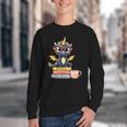 Book Lover Cute Baby Dragon Reading Youth Crewneck Sweatshirt
