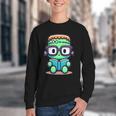 Book Lover Frankenstein's Monster With Reading Glasses Youth Crewneck Sweatshirt Book Lover Frankenstein's Monster With Reading Glasses Youth Crewneck Sweatshirt
