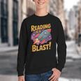 Book Lover Kids And Adults Reading Is a Blast Rocket Ship Youth Crewneck Sweatshirt Book Lover Kids And Adults Reading Is a Blast Rocket Ship Youth Crewneck Sweatshirt