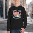 Book Nerd Just A Girl Who Loves Books Literary Enthusiast Youth Crewneck Sweatshirt Book Nerd Just A Girl Who Loves Books Literary Enthusiast Youth Crewneck Sweatshirt
