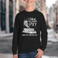 I Like My Book Spicy Read Reading Librarian Men Women Kids Youth Crewneck Sweatshirt