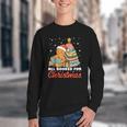 All Booked For Christmas Gingerbread Christmas Tree Book Kid Youth Crewneck Sweatshirt All Booked For Christmas Gingerbread Christmas Tree Book Kid Youth Crewneck Sweatshirt