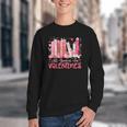 All Booked For Valentine Book Reading Women Girl Teacher Youth Crewneck Sweatshirt