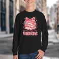 All Booked For Valentine Cute Pink Book Lover Aesthetic Youth Crewneck Sweatshirt
