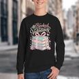 All Booked For Valentines Stacked Books Youth Crewneck Sweatshirt