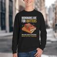 Bookmarks Are For Quitters Book Lover Saying Youth Crewneck Sweatshirt