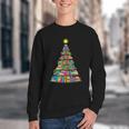 Bookmas Christmas Book Tree Book Lover English Teacher Youth Crewneck Sweatshirt Bookmas Christmas Book Tree Book Lover English Teacher Youth Crewneck Sweatshirt